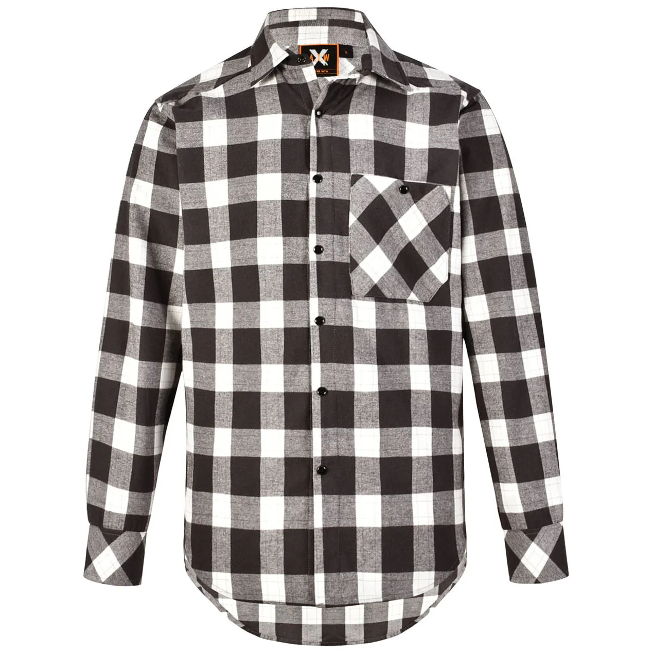 Winning Spirit Unisex Classic Flannel Plaid LS Shirt (WT11) - Image 7