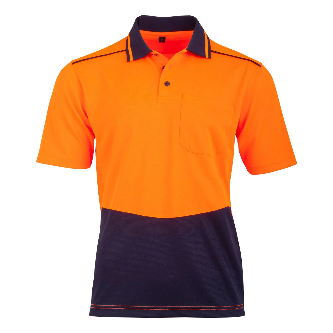 Winning Spirit Unisex Hi-Vis Bamboo Charcoal SS Polo (SW81)
