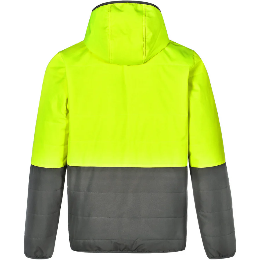 Winning Spirit Unisex Hi Vis Modern Styling Hooded Puffer Jacket - (SW80) - Image 4