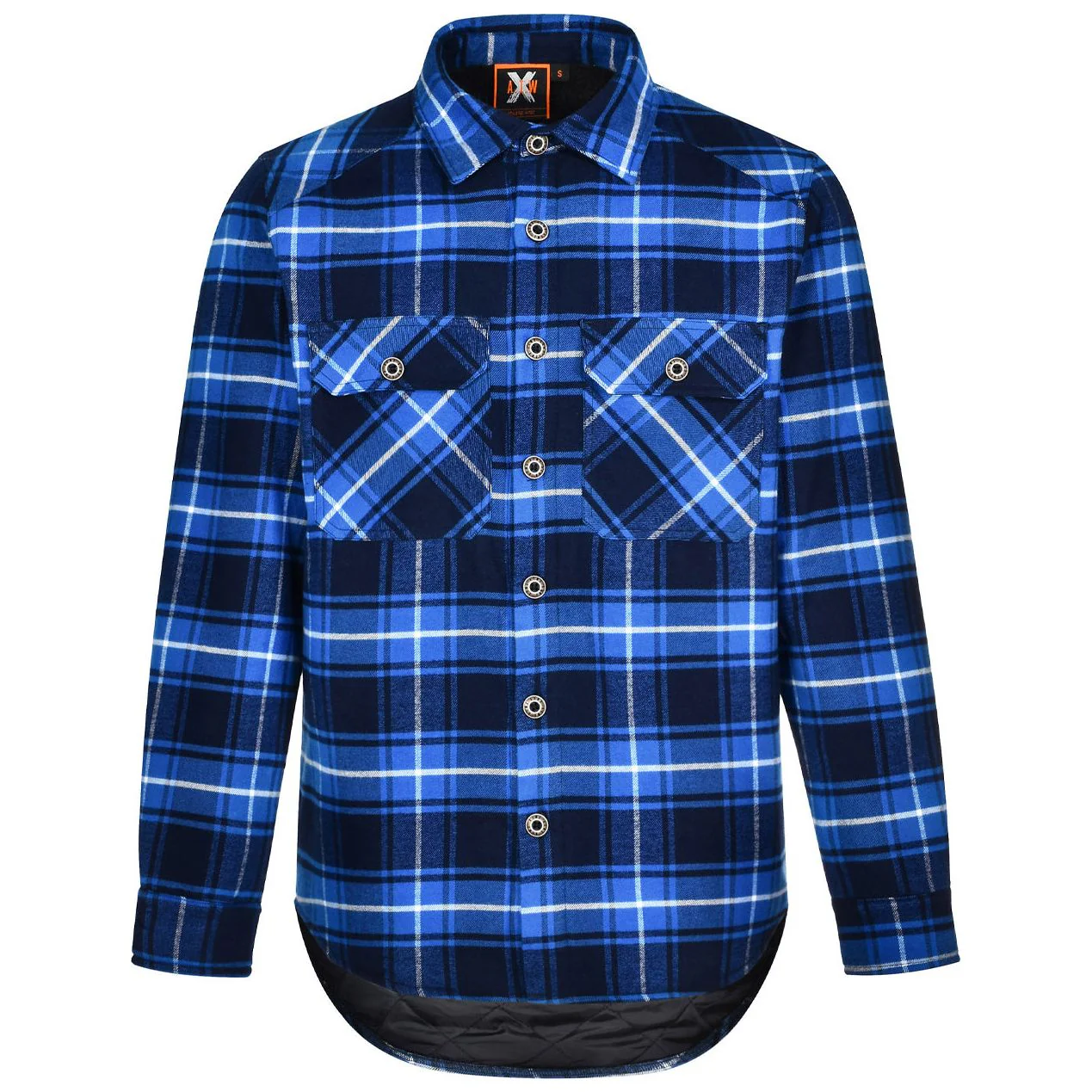 Winning Spirit Unisex Quilted Flannel Shirt Style Jacket - (WT07) - Image 3