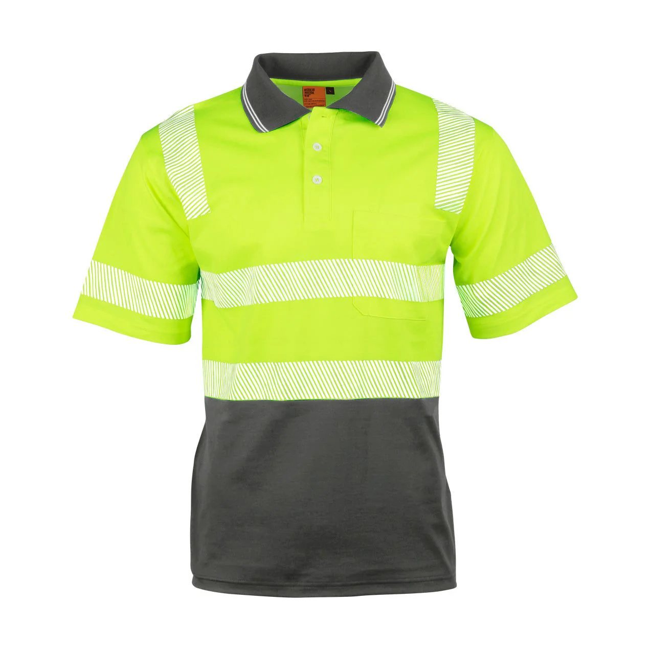 Winning Spirit Unisex Truedry Biomotion Segmented SS Safety Polo (SW73) - Image 5