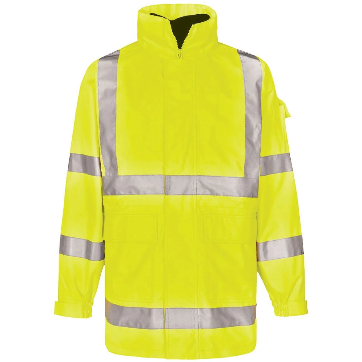 Winning Spirit VIC Rail Hi Vis 3 In 1 Safety Jacket And Vest - Unisex (SW77) - Image 3