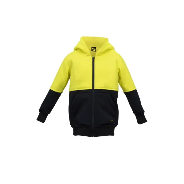 Wk8009 Hi Vis Two Tone Hoodie Kids