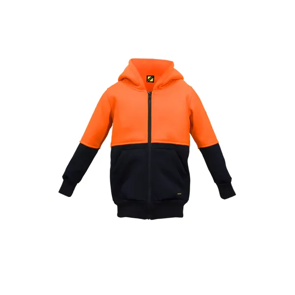 Wk8009 Hi Vis Two Tone Hoodie Kids - Image 2