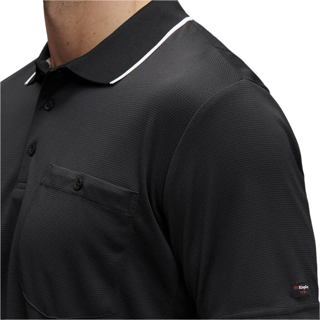 KingGee Workcool Hyperfreeze Short Sleeve Polo Shirt (K54209) - Image 6