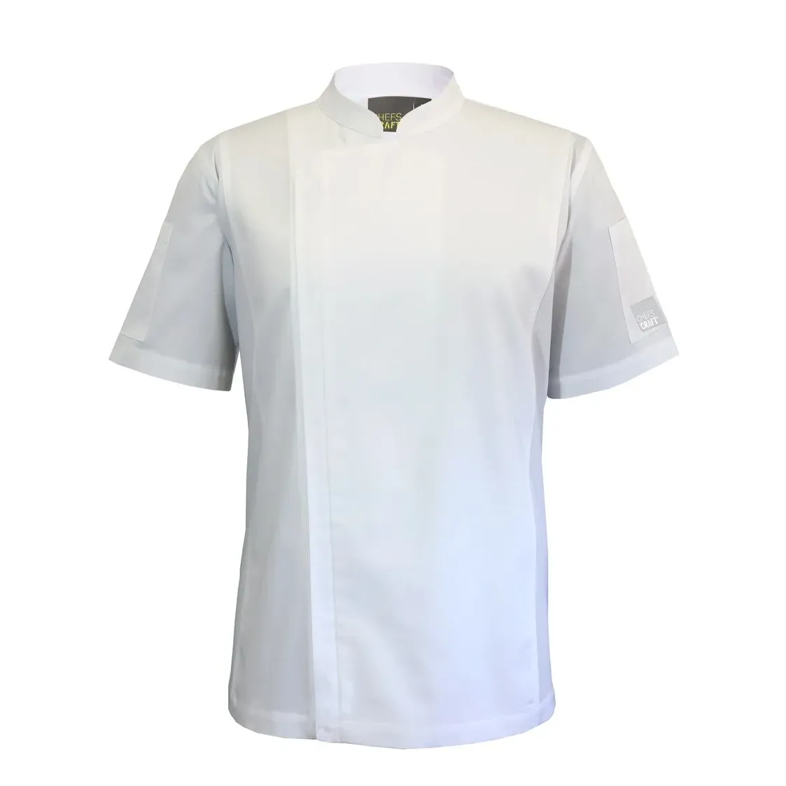 Workcraft Chefscraft Lightweight Slimmer Fit Front Zip Closure Chefs Jacket (CJ054) - Image 2