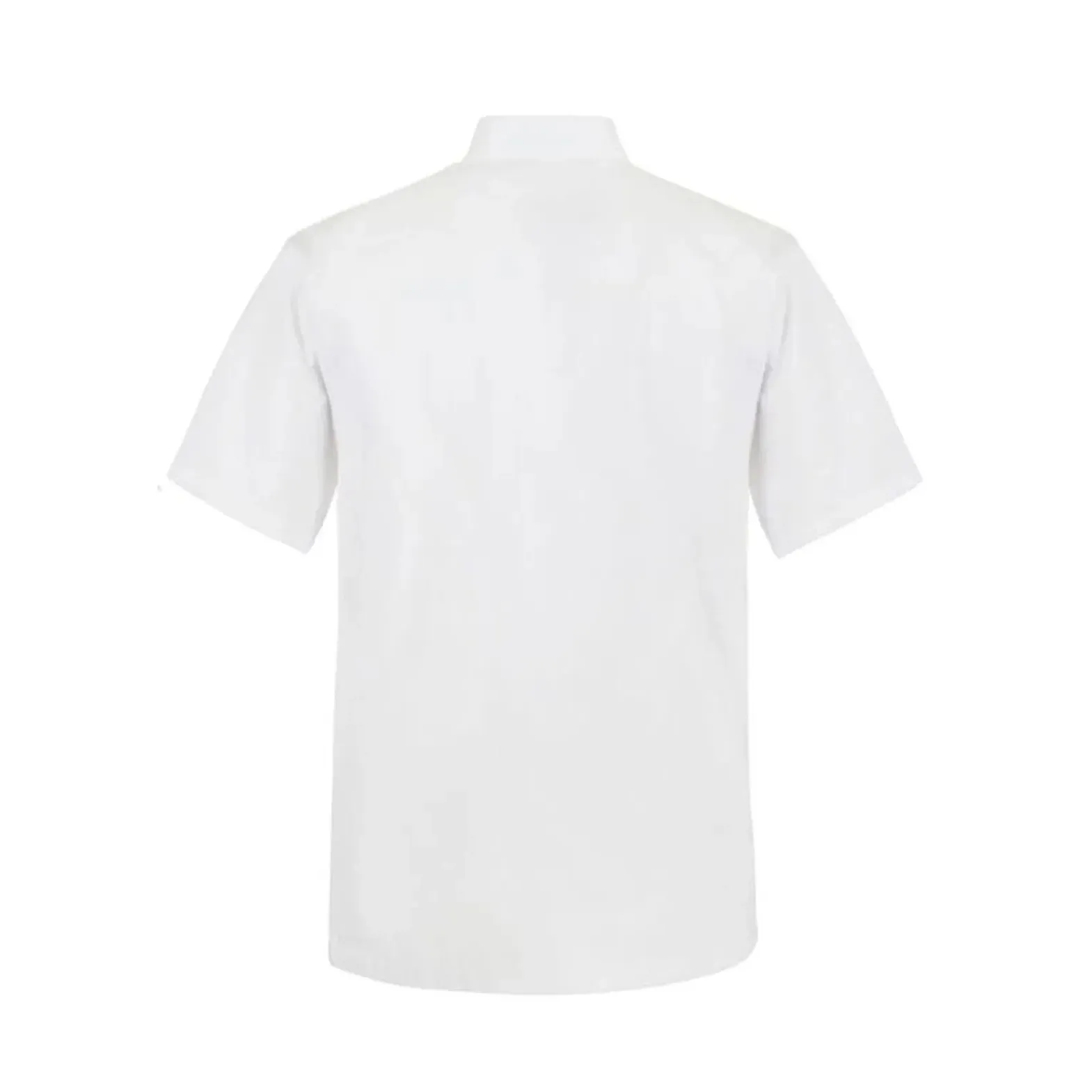 Workcraft Chefscraft Short Sleeve Chefs Tunic With Concealed Front (CJ041) - Image 4