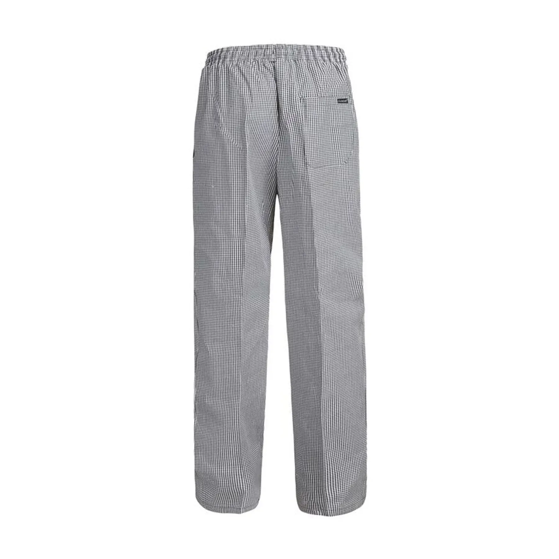 Workcraft Chefscraft Unisex Chefs Check Elastic Drawsting Pants (CP050) - Image 2