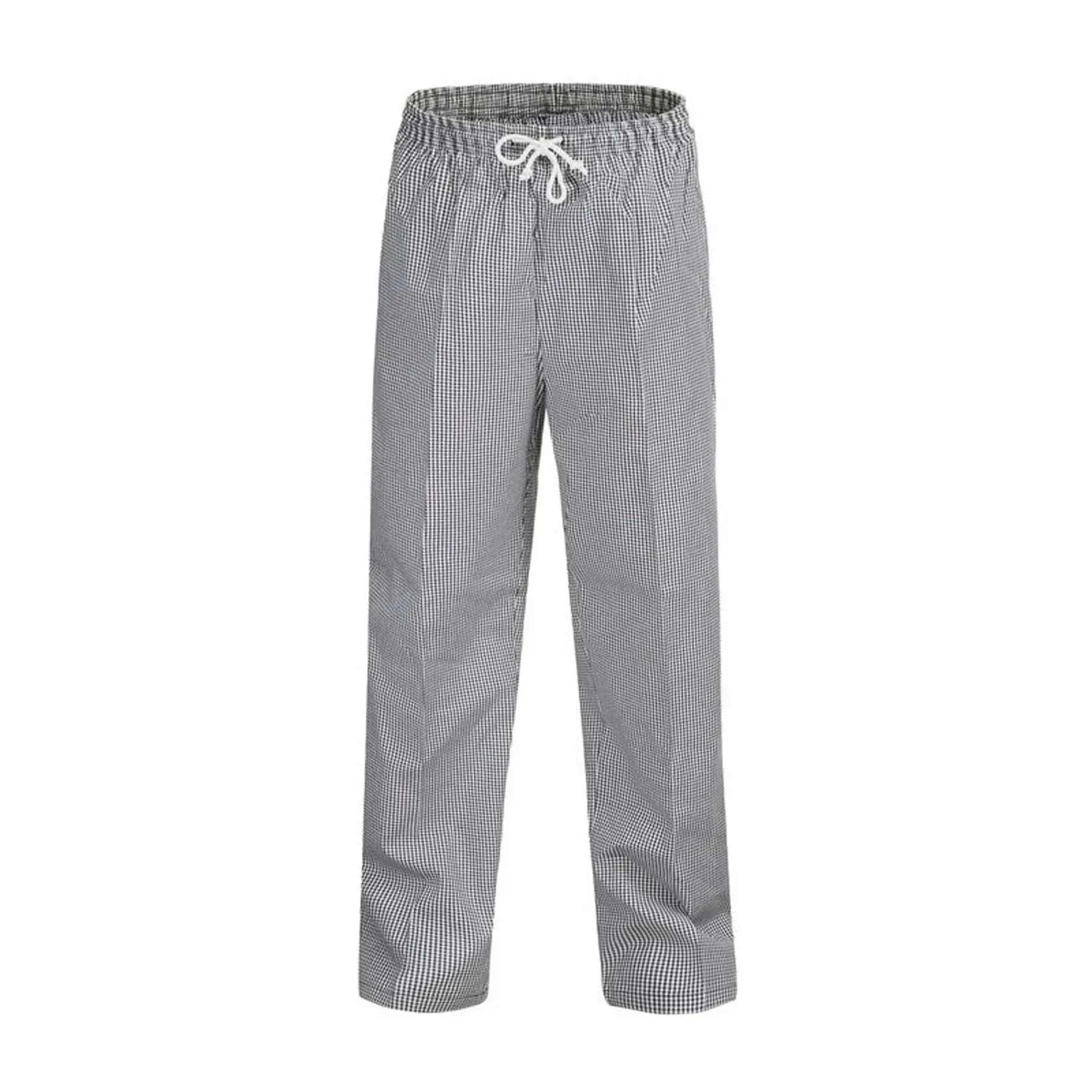 Workcraft Chefscraft Unisex Chefs Check Elastic Drawstring Pants (CP055)