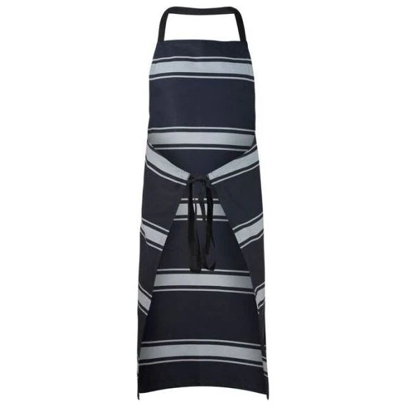 Workcraft Full Bib Butchers Stripe Apron (CA006) - Image 2