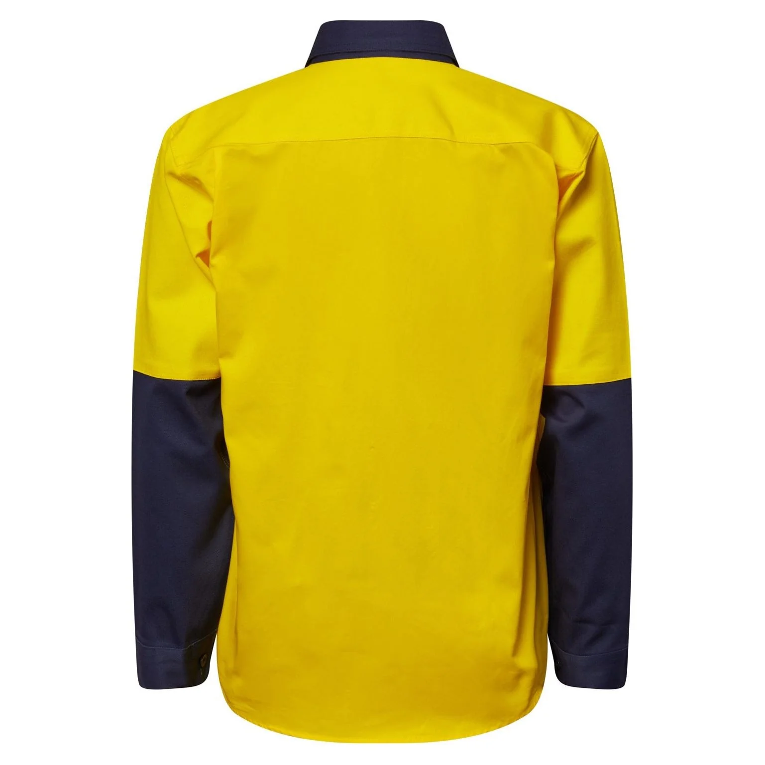 Workcraft Heavy Duty Hybrid Two Tone Half Placket Cotton Drill With Guesset Sleeves (WS4254) - Image 4