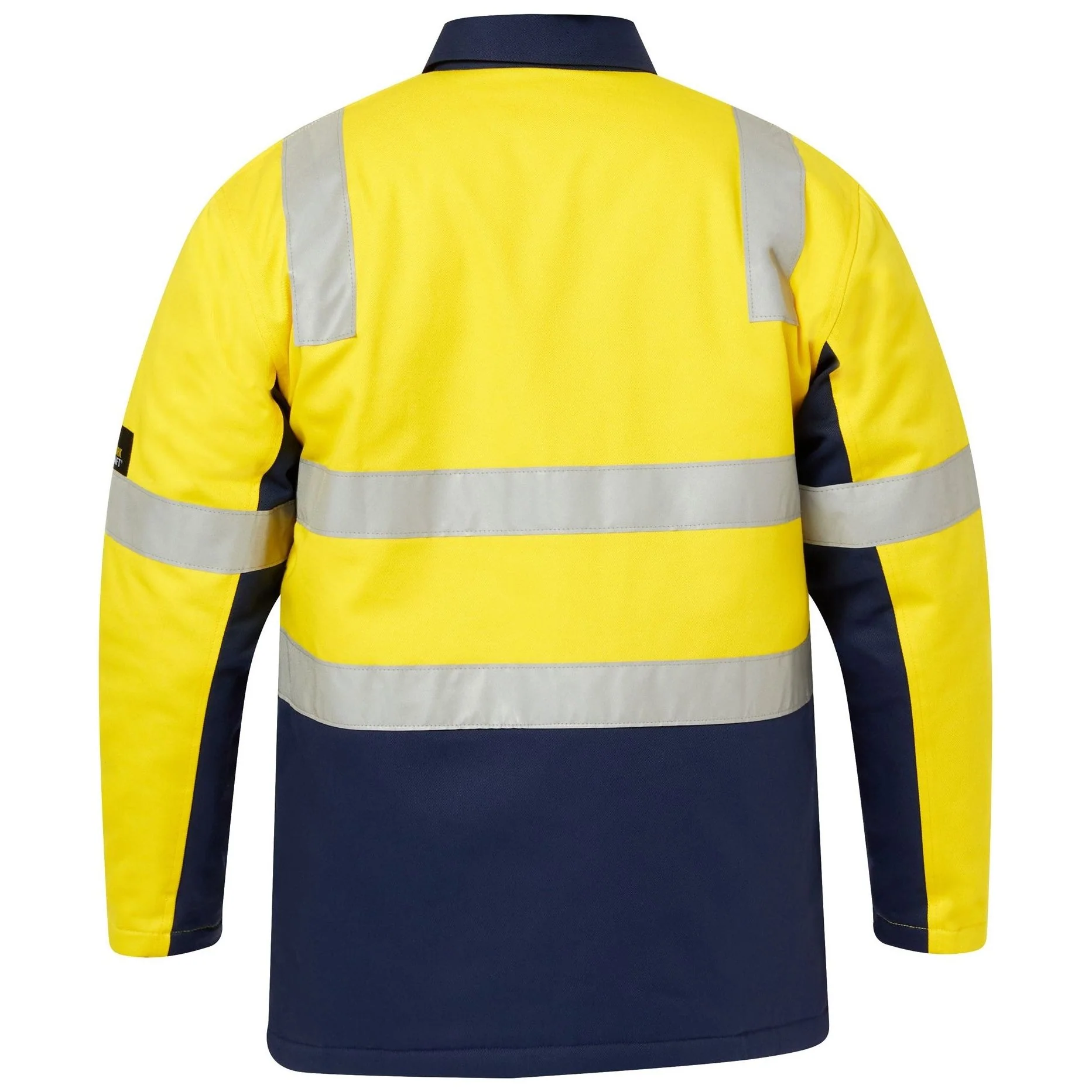 Workcraft Hi Vis Cotton Reflective Jacket (WJ8019) - Image 4