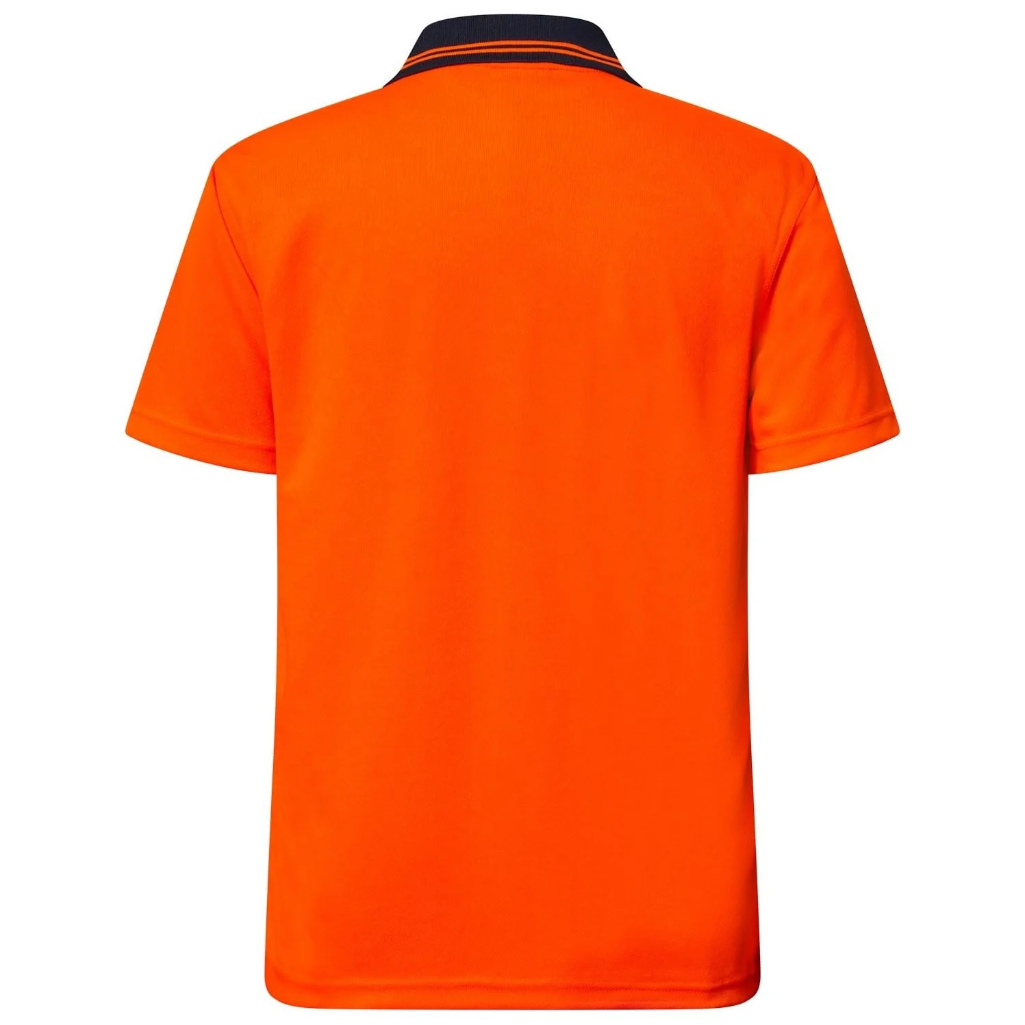 Workcraft Hi Vis Two Tone Lightweight Short Sleeve Micromesh Polo With Pocket (WSP208) - Image 2