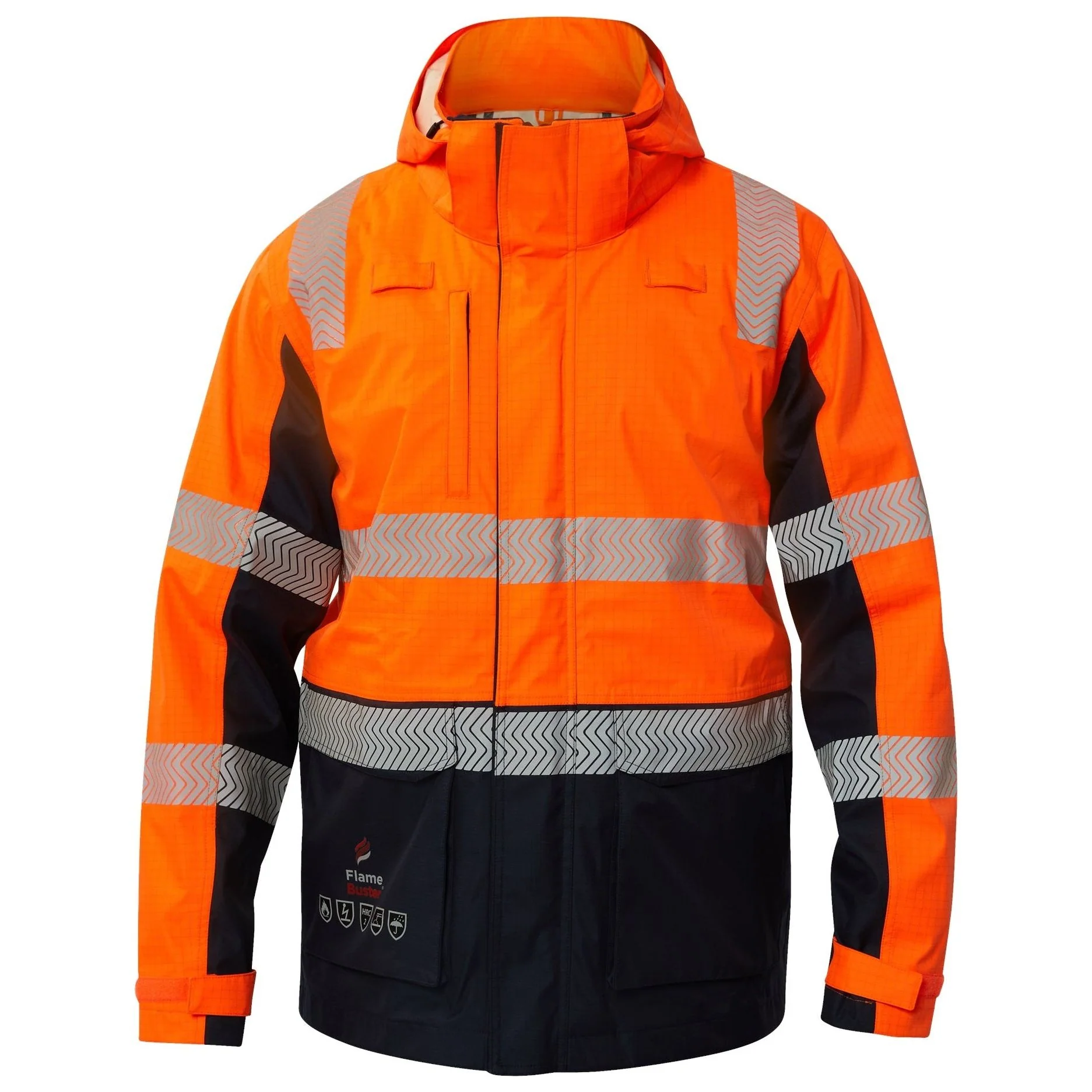 Workcraft Torrent HRC2 Reflective Wet Weather 3 In 1 Jacket With Tape (FJV032) - Image 6