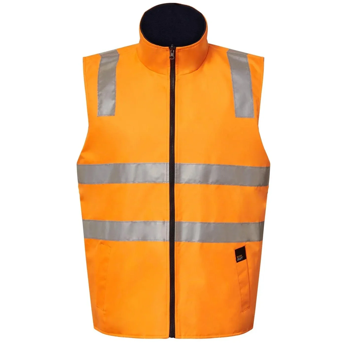 Workcraft Vic Rail Hi Vis Reflective 4 In 1 Jacket (WW9025) - Image 3