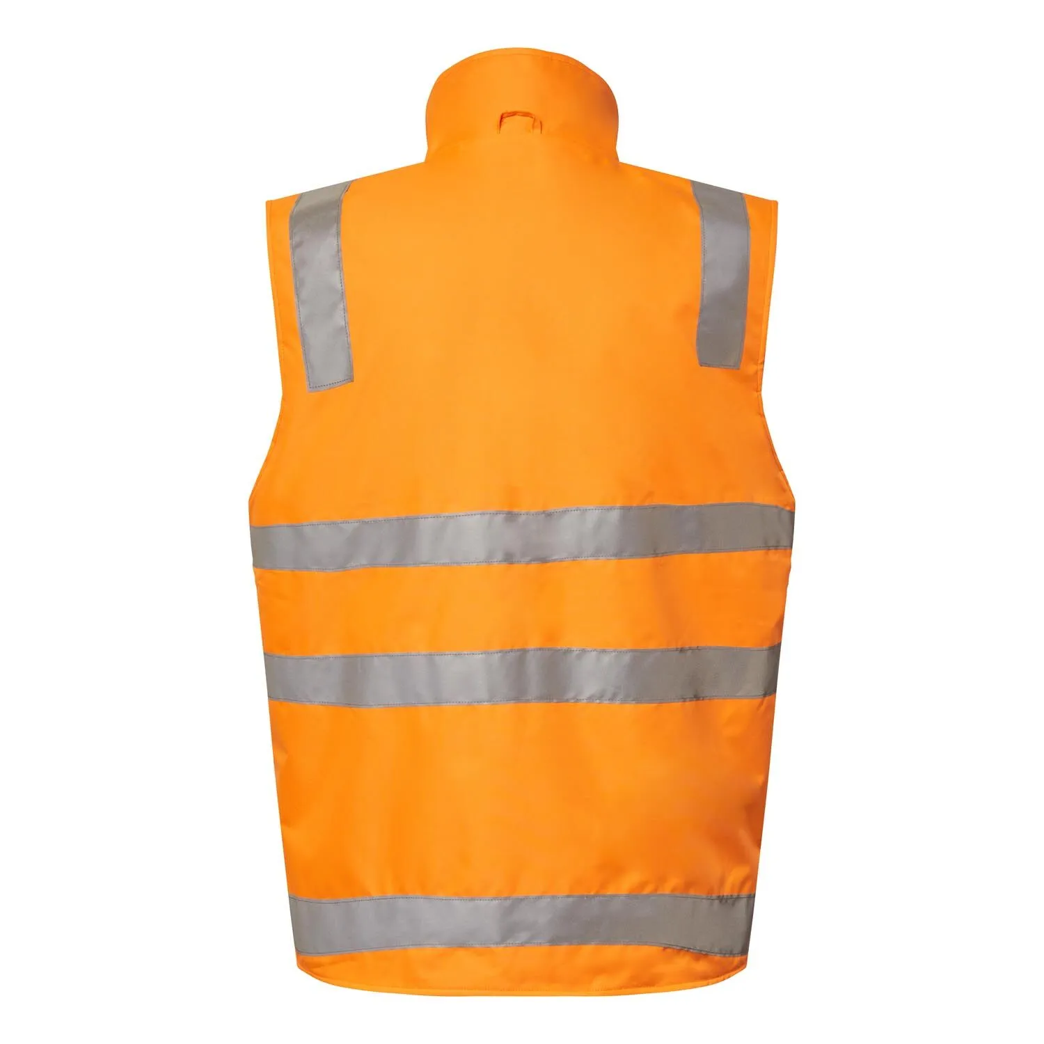 Workcraft Vic Rail Hi Vis Reveresible Fleece Reflective Vest With Tape (WW9026) - Image 2